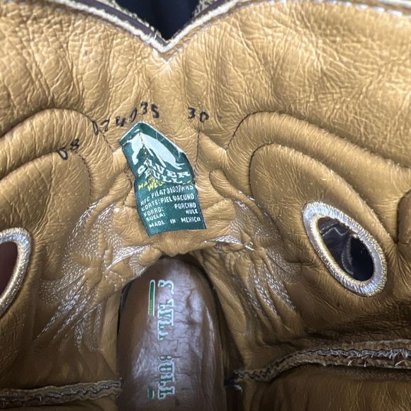 Silver Bull Mens Work Boots Brown leather cowboy size 11? - Picture 15 of 16